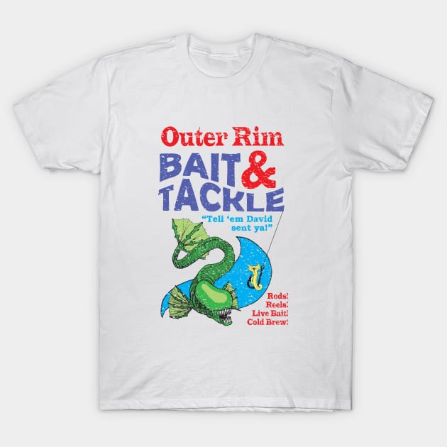 Outer Rim Bait & Tackle T-Shirt by AmysBirdHouse